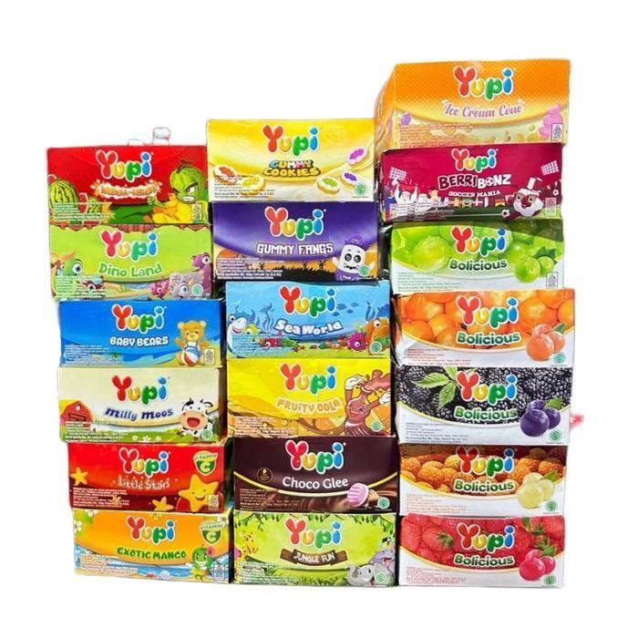 

Permen Yupi Jelly All Varian Aneka Rasa - 1 Box