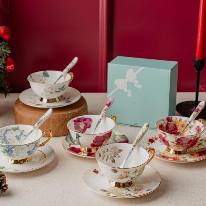 Fiore Tea Cup, Gelas Teh Royal Albert Cangkir Teh