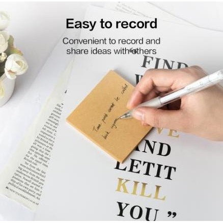 

Sticky Notes Coklat Memo Tempel Kertas Kraft Coklat Pad Note Pad Notes