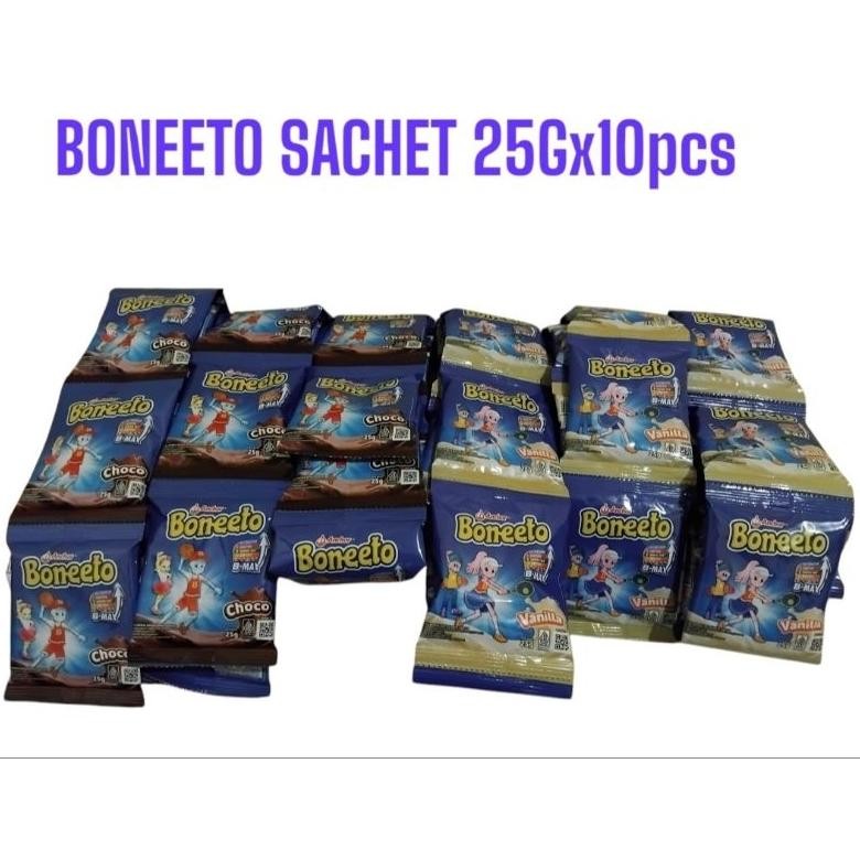 

Boneeto Sachet 25gr x 10pcs (1 renteng) Susu Anak Tumbuh Tinggi Nugi