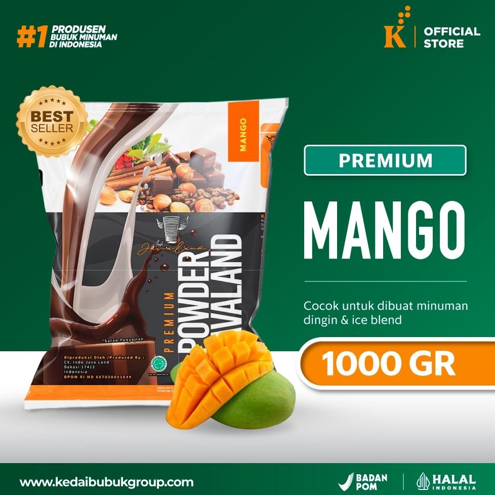 

Powder Premium Mango Bubuk Minuman Bubble Drink Javaland 1 kg Nugi