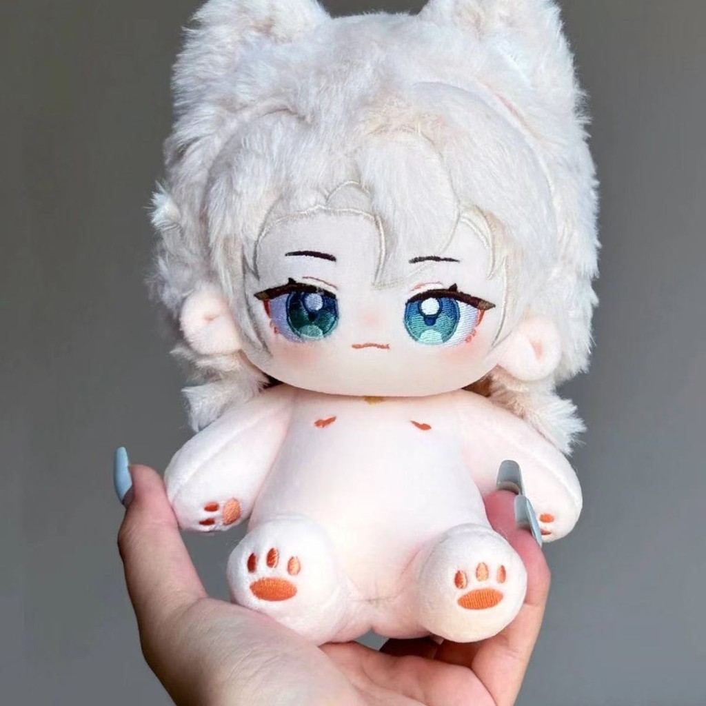 Genshin Impact Official Merchandise Albedo Plush Doll20cm Children's Toys Teen Dolls Girls Festival