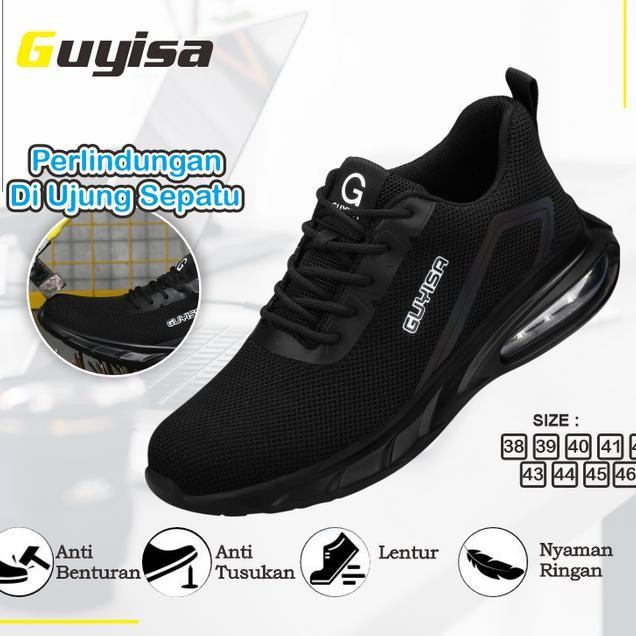 Guyisa Sepatu Sneakers Safety Sport Bla Lht Sepatu Safety Sport Sepatu Kerja Sepatu Pak Sepatu Casua
