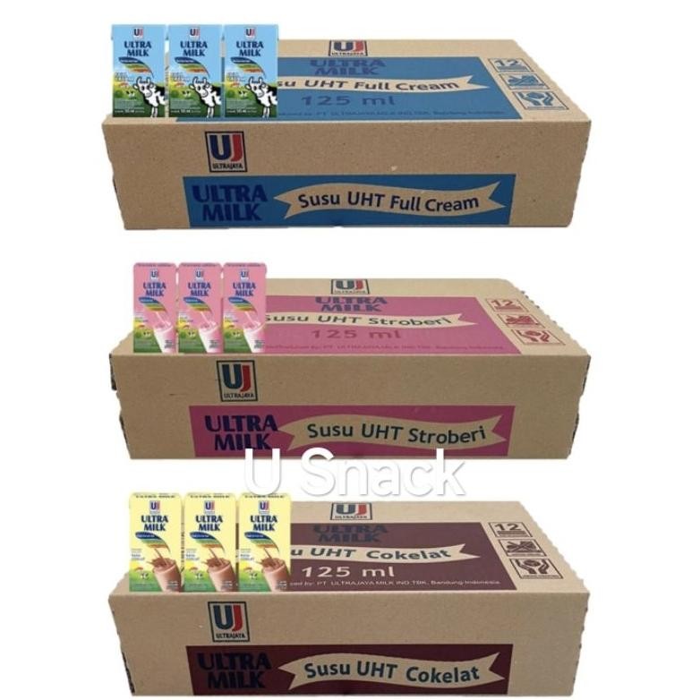 

[1 karton isi 40125ml] Ultra milk susu UHT Nugi