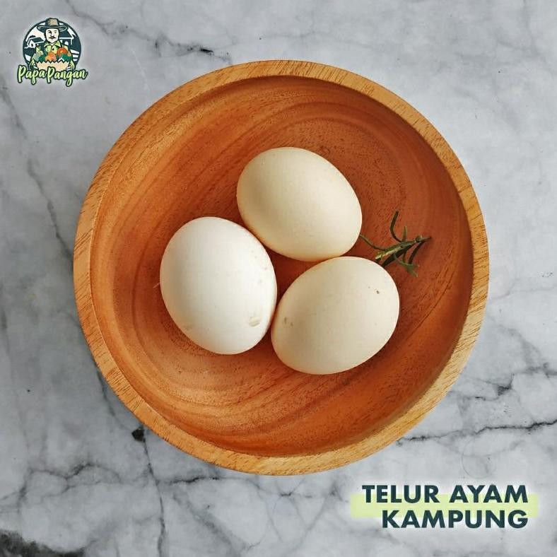 

Telur Ayam Kampung Papapangan - Isi 6 butir Nugi
