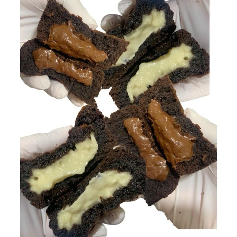 

[ Buy 1 Get 1 ] [ Free Brokrik Mini ] 2 Brownies Cheseecake dan Chococake Lumer Melted Nugi
