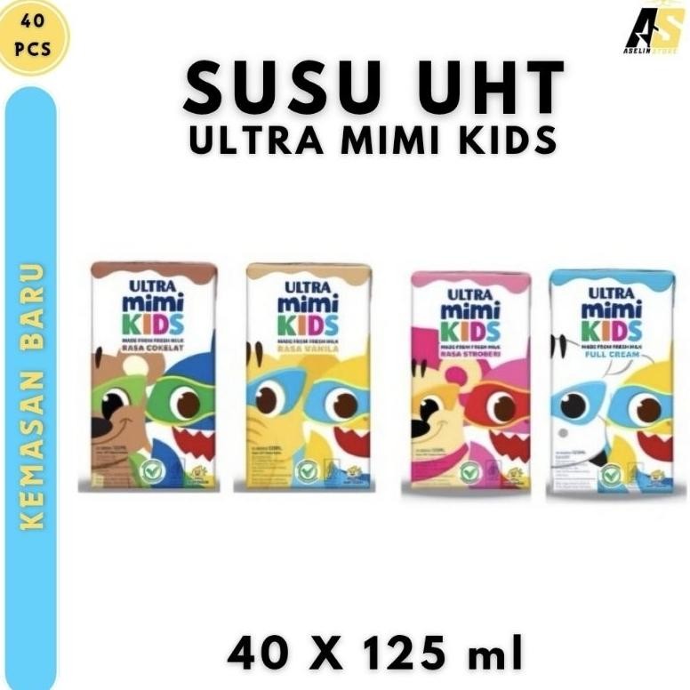 

Susu Ultra Mimi UHT 125 ml ( 1 dus isi 40 pcs ) Nugi