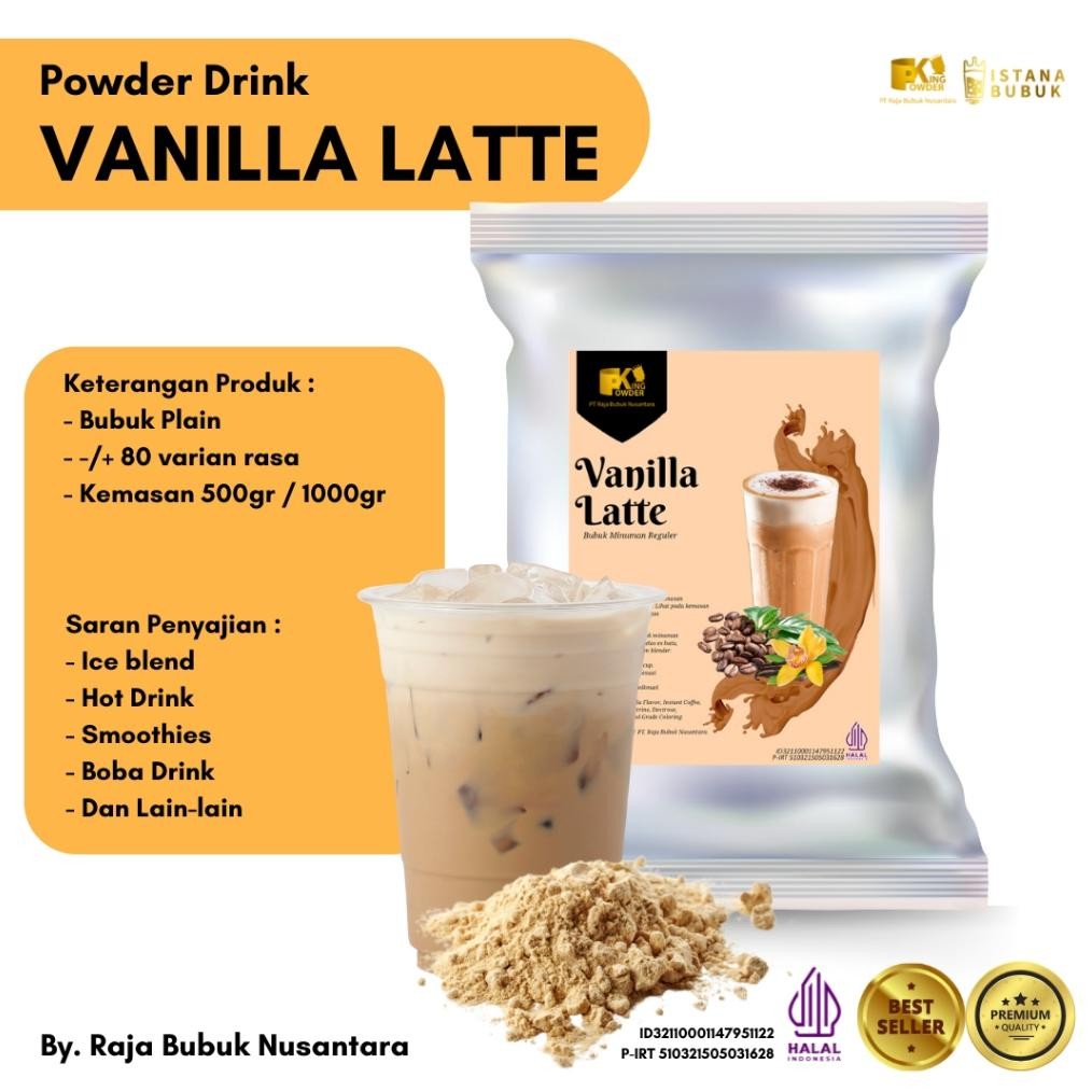 

Bubuk Vanilla Latte Powder Drink Reguler Vanilla Latte Nugi