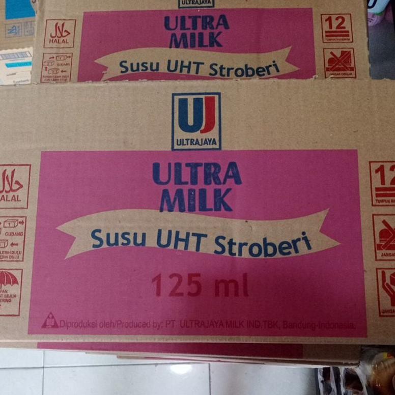 

ULTRA MILK STROBERI 125ML UHT / SUSU ULTRA UHT 125ML Nugi