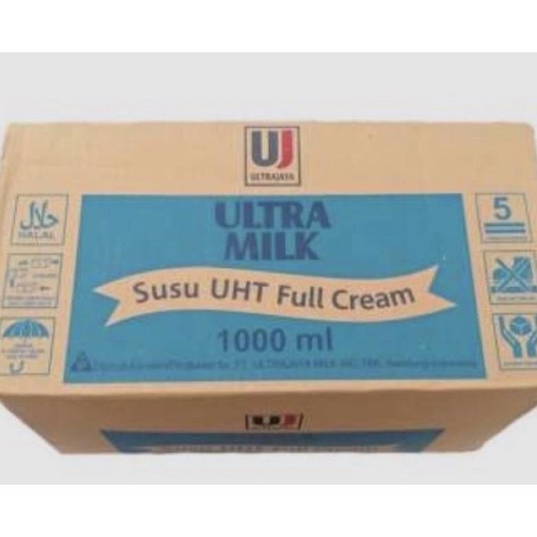

Susu Ultra Milk Full Cream 1000ml / Susu Ultra Milk Cokelat 1000ml / Susu Ultra 1 Liter 1 dus Nugi
