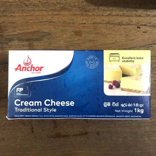 

Anchor Cream Cheese Kemasan 1kg - Gosend/Grab Only! !! Nugi