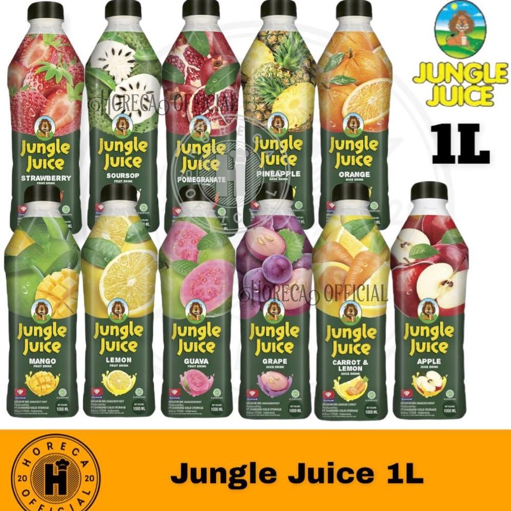 

JUNGLE JUICE FRUIT DRINK 1L ALL VARIANT / MINUMAN JUS RASA BUAH 1000ML Nugi