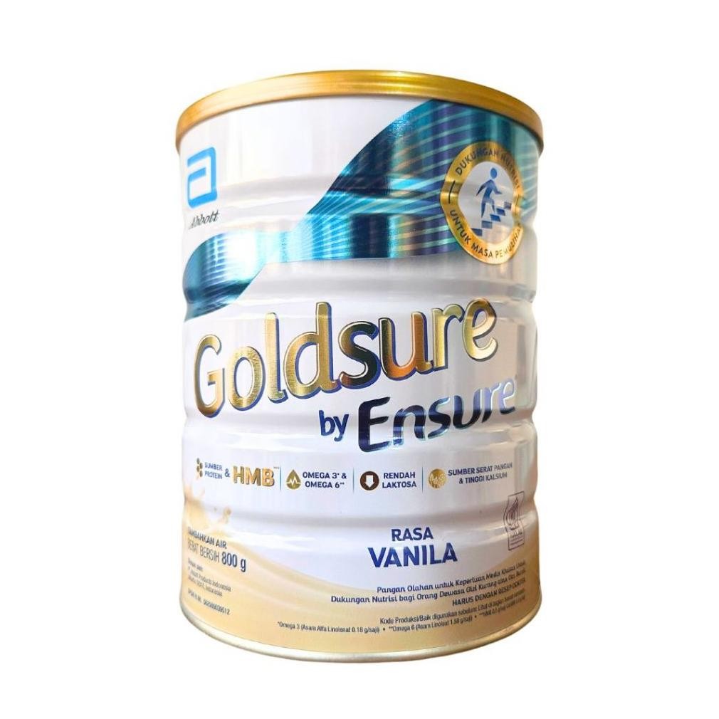 

Goldsure By Ensure Vanila 800 Gr Susu Dewasa Manula Lansia Jaga Stamina Nugi