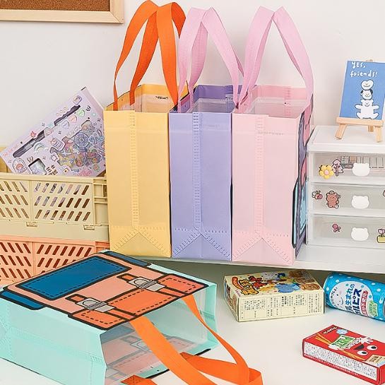 

Kkim Tas Hampers Non Woven Anti Air Tema Tas Sekolah 22X22X9Cm - Tote Bag / Hand Bag Ulang Tahun