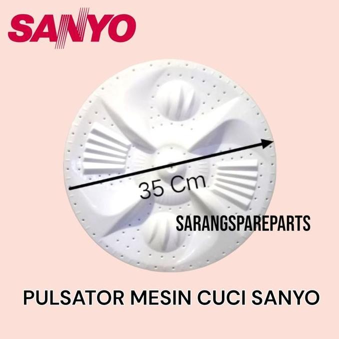 PULSATOR MESIN CUCI SANYO 35 CM / PULISATOR SANYO 35CM TERBATAS