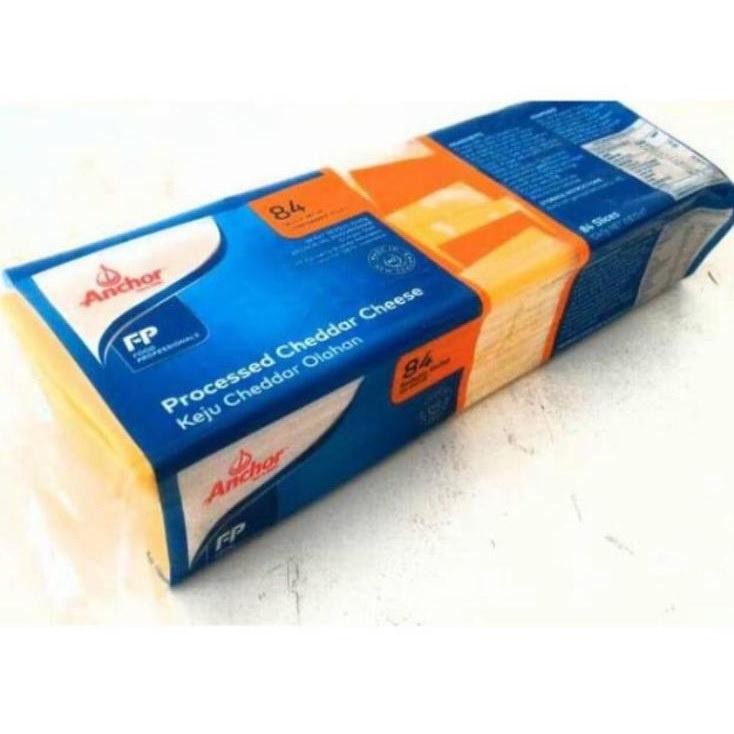 

Keju Anchor Orange Slice - Cheddar Cheese Slice 1040gram Isi 84 Lembar - Gosend/Grab Only !!! Nugi