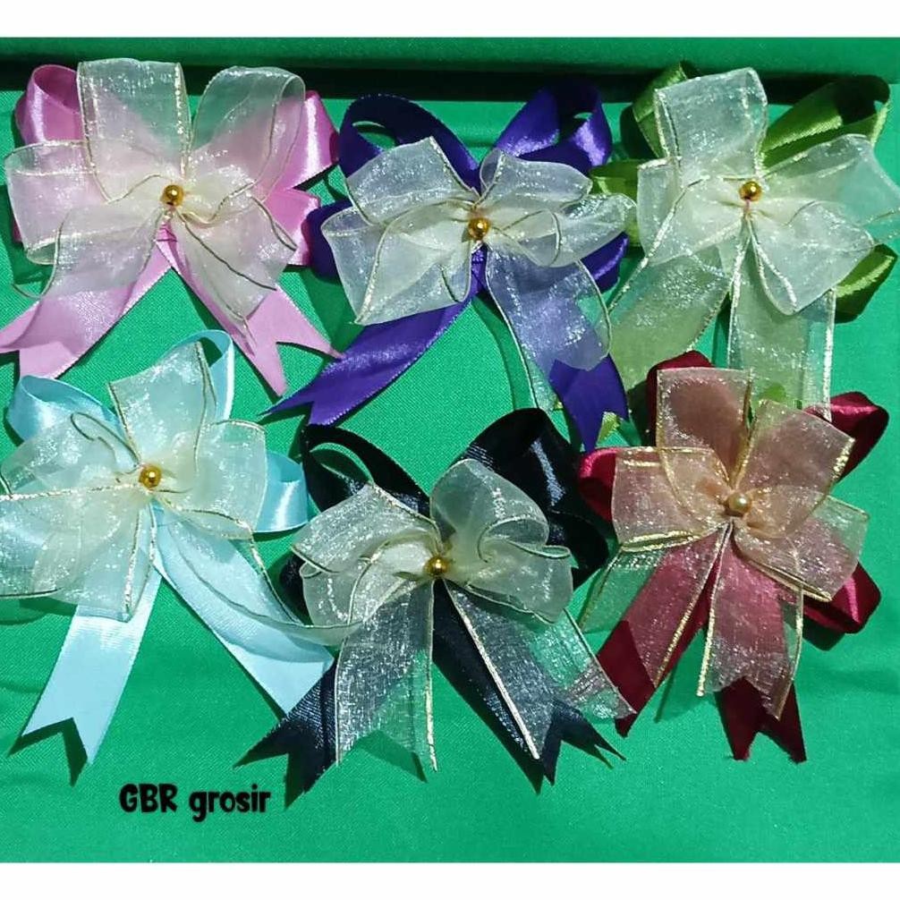 

Pita Hampers Lebaran 2Layer | Pita Hias Idul Fitri | Harga(PER 10Pcs) Nugi