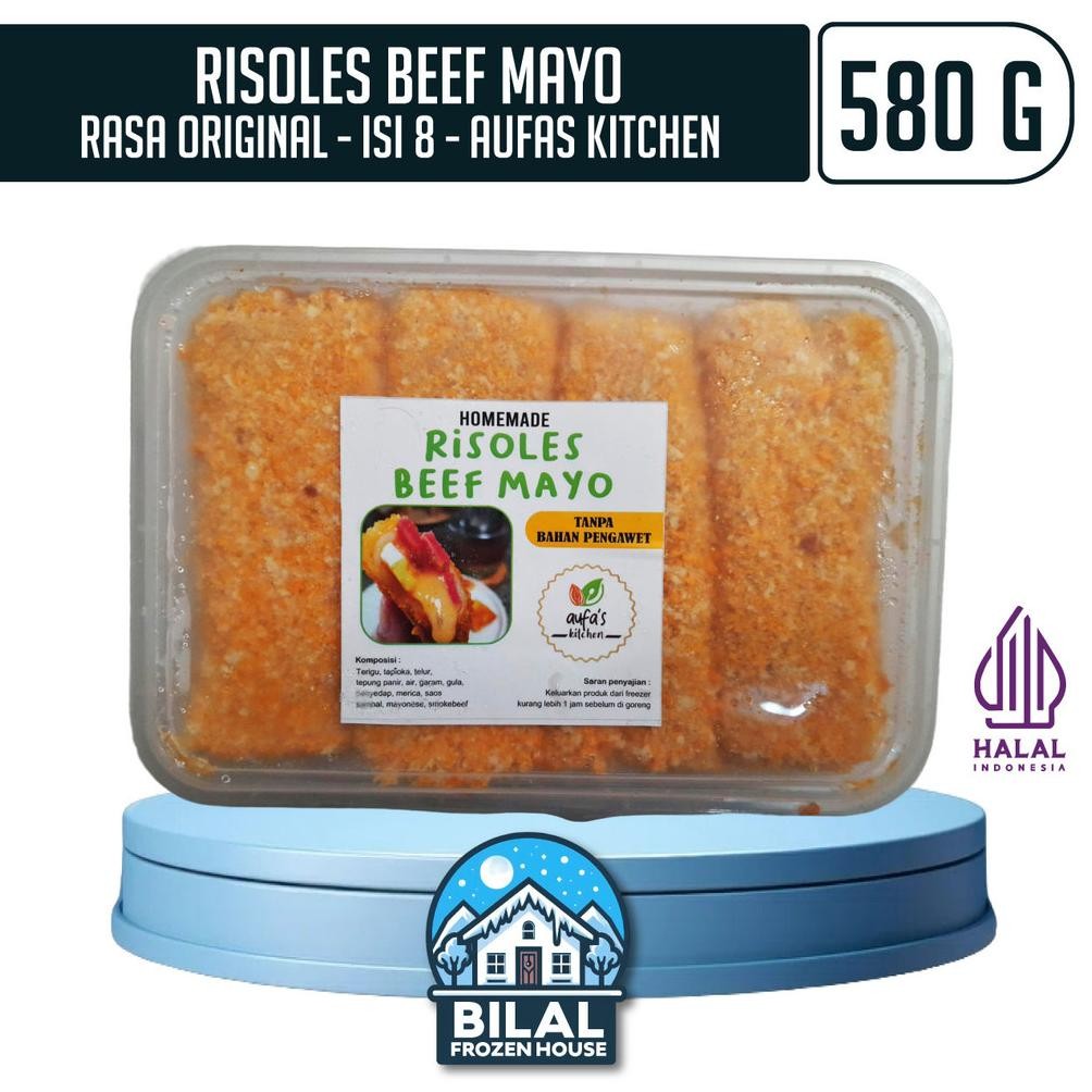

Risoles Beef Mayo - Rasa Original - Isi 7 by Aufas Kitchen 580gr Nugi