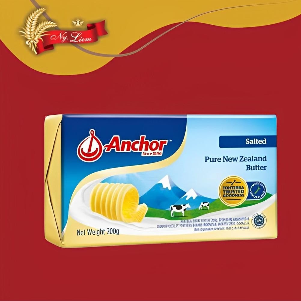 

ANCHOR Salted Butter 200gr (GOJEK/GRAB ONLY) Nugi