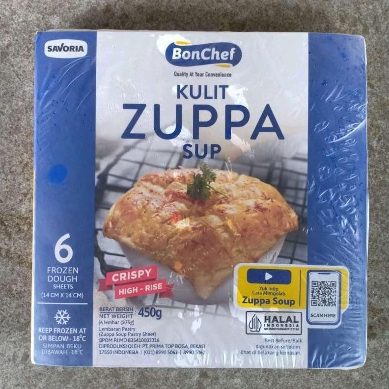 

BONCHEF KULIT ZUPPA SUP 14X14CM ISI 6 LBR 450GR, KHUSUS INSTANT KURIR Nugi