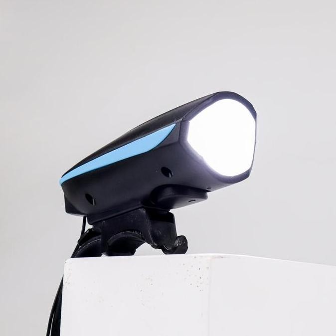 lampu sepeda depan cas dengan Klakson / lampu led sepeda / lampu sepedah di cas / lampu sepedah di c