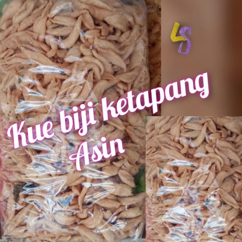 

500Gram kue biji ketapang asin Nugi