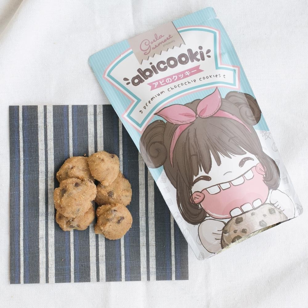 

Choco Chips Cookies Premium ABICOOKI - kue kering coklat spesial kukis Nugi