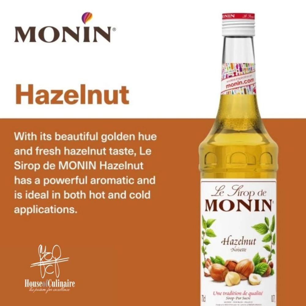 

MONIN FLAVORS HAZELNUT 700 ML Nugi
