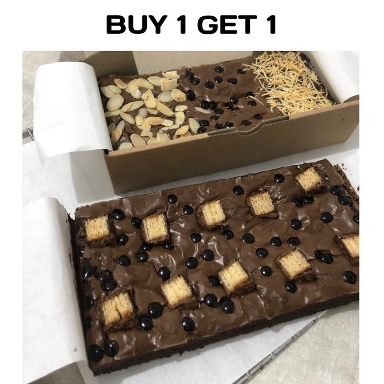 

Fudgy brownies ukuran 20x10 CO KHUSUS LIVE Nugi