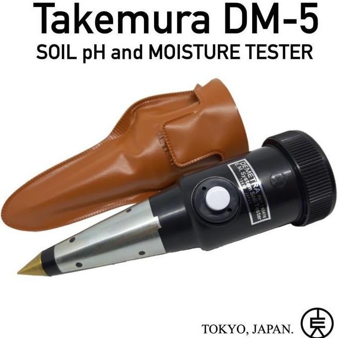 NEW Takemura DM-5 Soil pH & Humidity Tester - DM5