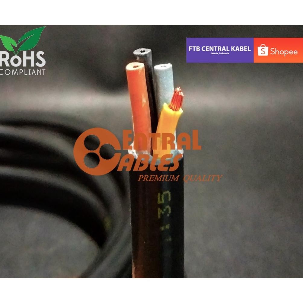 SNI Central Kabel Listrik NYYHY 4x0.75 Sqmm ( NYYHY 4x0.75mm NYYHY 4x0,75mm ) 750V 50M