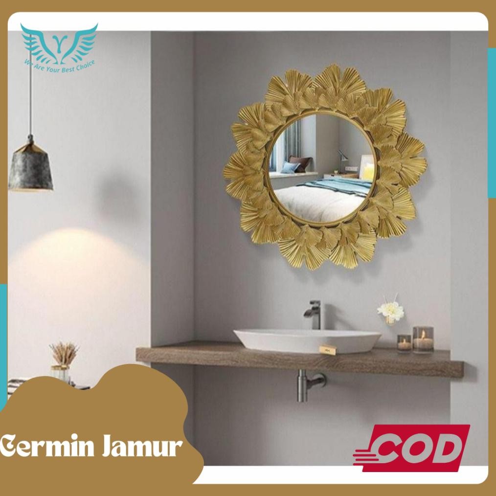 Terlaris Cermin Dinding Mewah / Cermin Kaca Mewah Nordic ModernRuangTamu