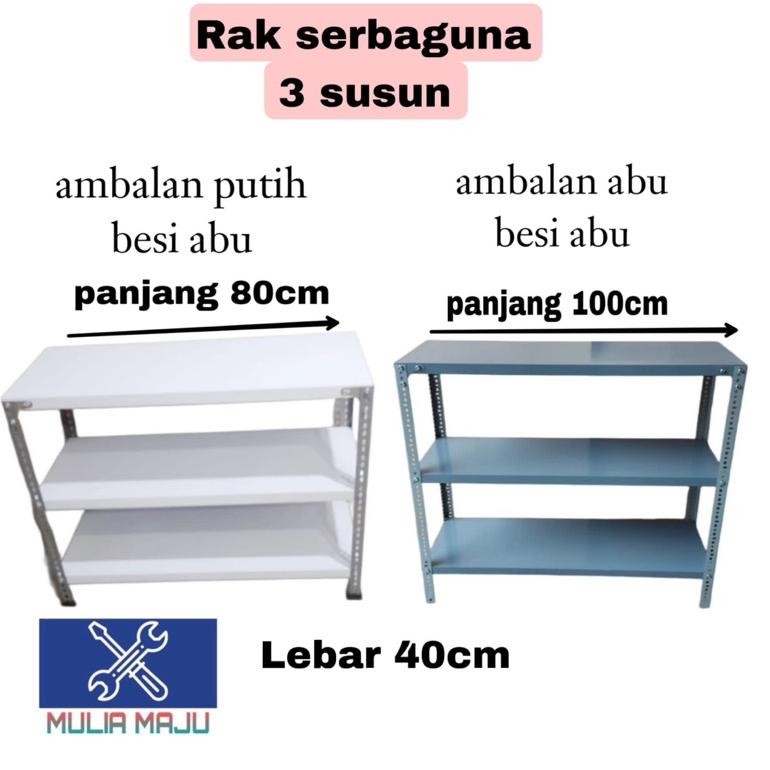 Terlaris Rak Besi 3 Susun Multifungsi /Rak Besi 3Susun Serbaguna