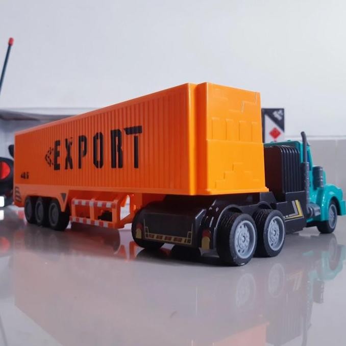 Rc Truk Kontainer Trailer - Mainan Mobil Truk Box Remote Control Anak