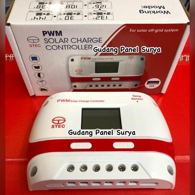 Solar Charge Controller 10A scc 10a SCC STEC 10 a 12/24V PWM Display