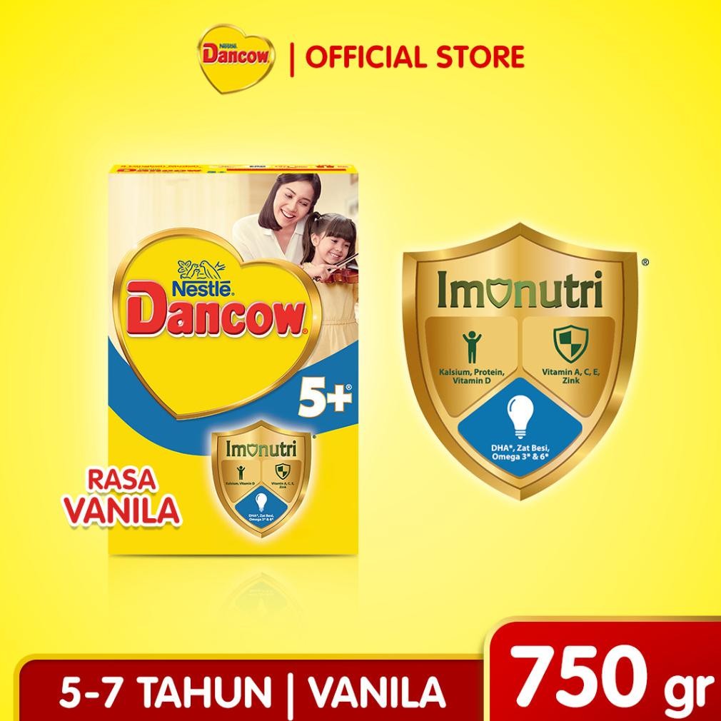 

Promo - Nestle Dancow 5+ Susu Pertumbuhan Rasa Vanila 5-7 Tahun Box 750 gr ..