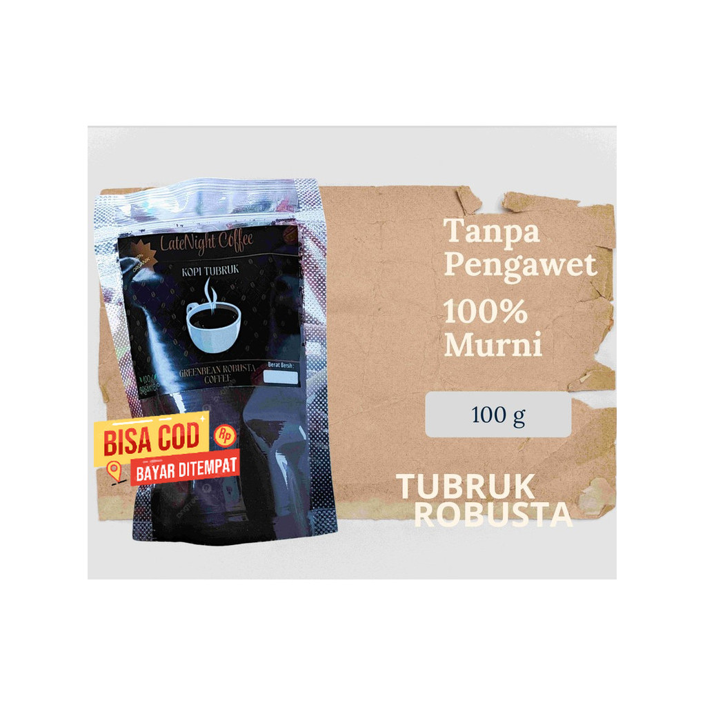 

Kopi Tubruk Robusta Dark Roast Coffee/ kopi Tanpa Pengawet 100g