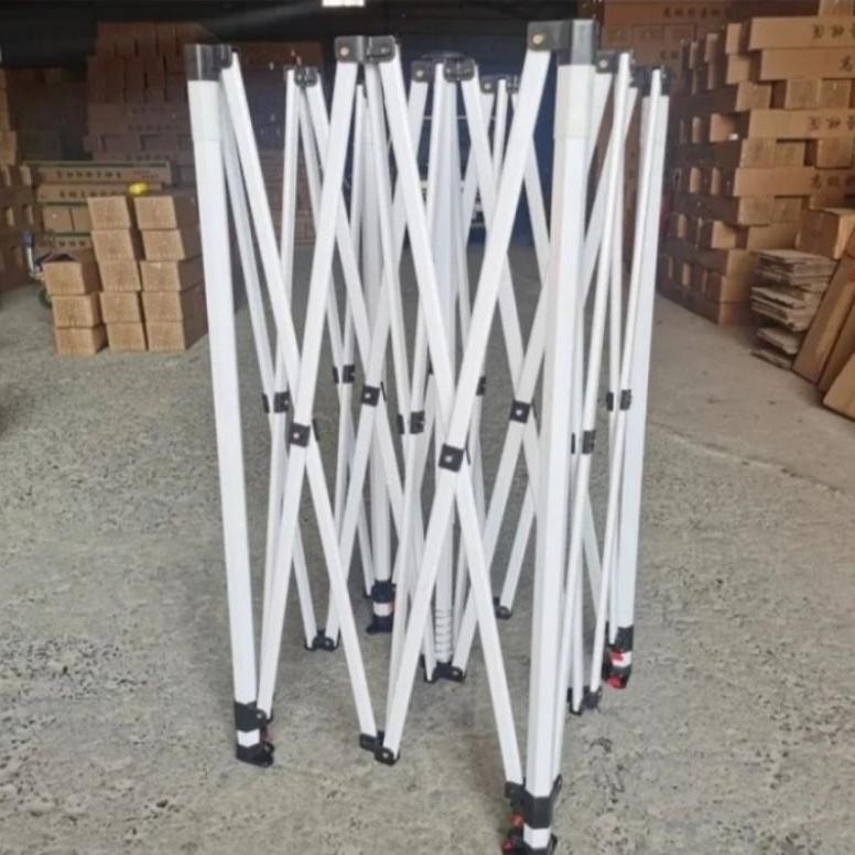 Terlaris Rangka Tenda Lipat Ukuran 3X3  Premium Besi Putih