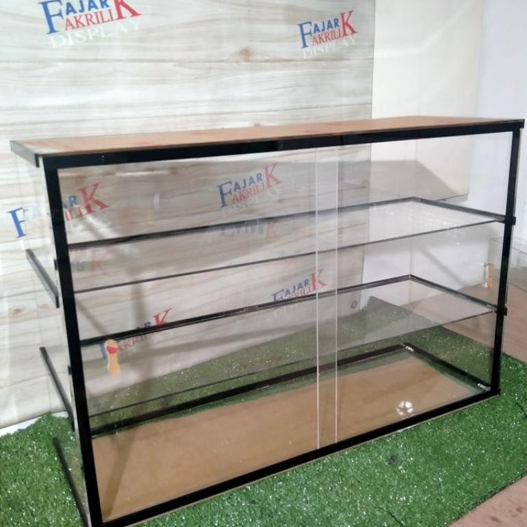 Terlaris Etalase Mini/Akrilik Serbaguna 3Susun#Akrilik Tempat Roti