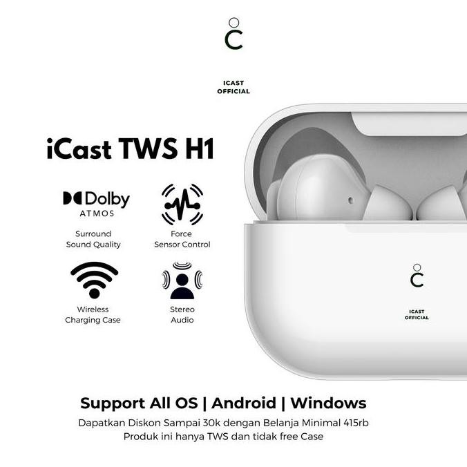 TERMURAH - iCast TWS Pro H1 Edition Final Upgrade Made by iCast Official