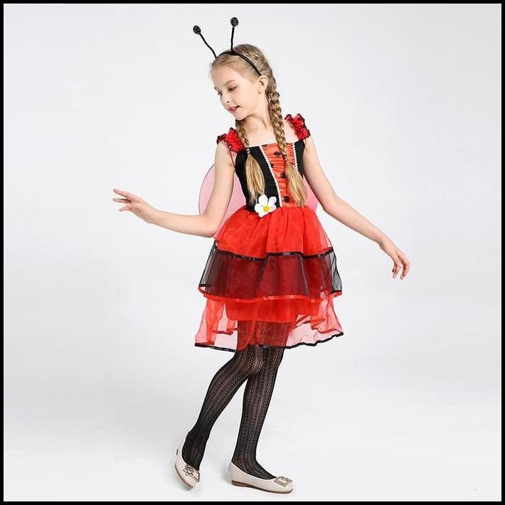 Kostum Anak Lebah Merah Kostum Ladybug Perayaan Pesta Murah