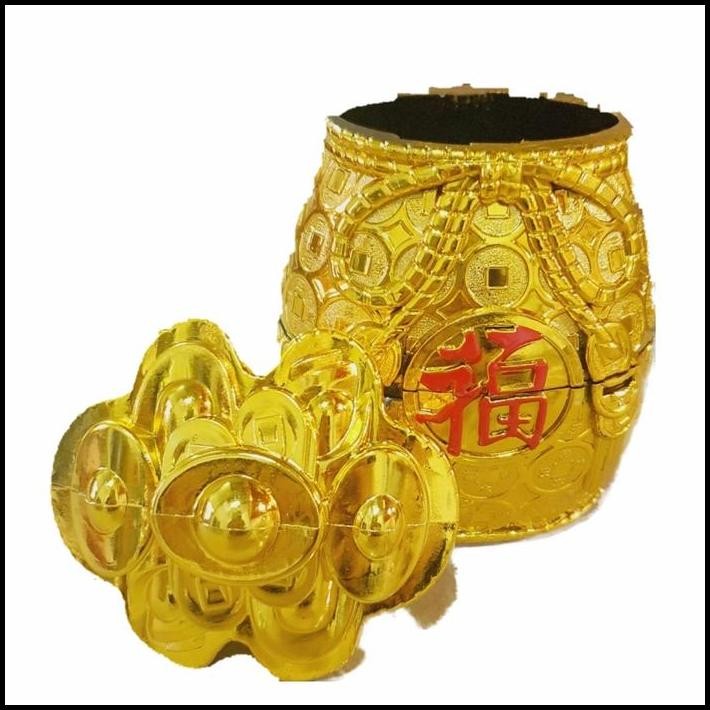 

Tempat Permen Yenpao Emas Murah Candy Jar Yenpau Gold Kado Imlek Murah