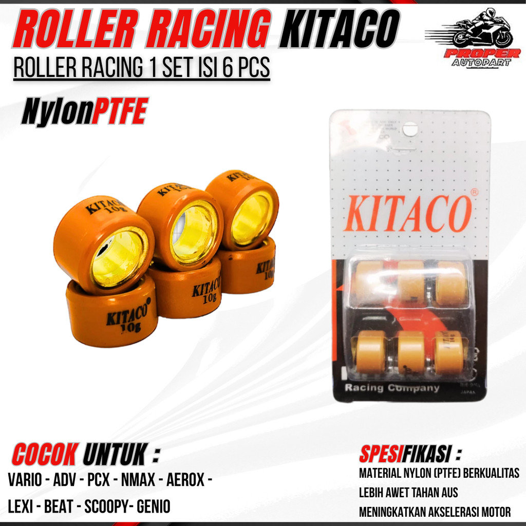 ROLLER VARIO RACING VIETNAMPART ROLLER VARIO ROLLER KTC NMAX SLIDER ROLLER MIO ROLLER BEAT LOLLER