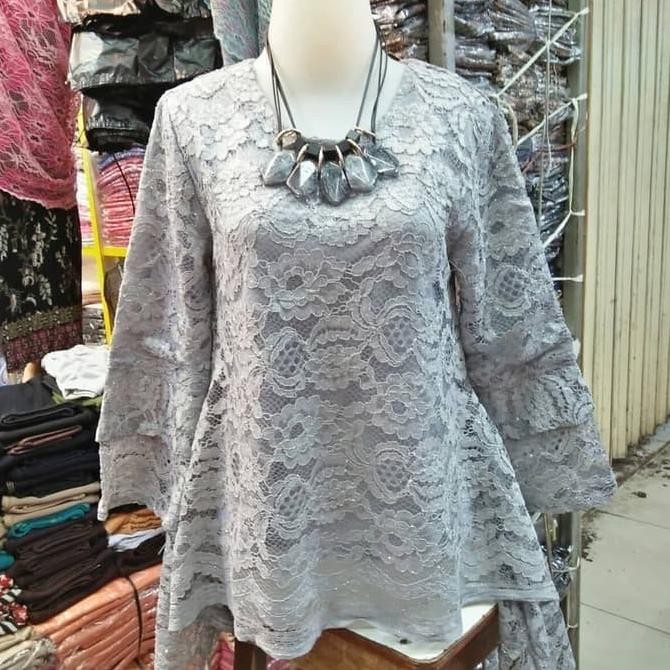 [kajirtjaya - ] ATASAN KEBAYA RINJANI M-5XL /SET KEBAYA RINJANI /KEBAYA BRUKAT JUMBO/ATASAN TUNIK JU