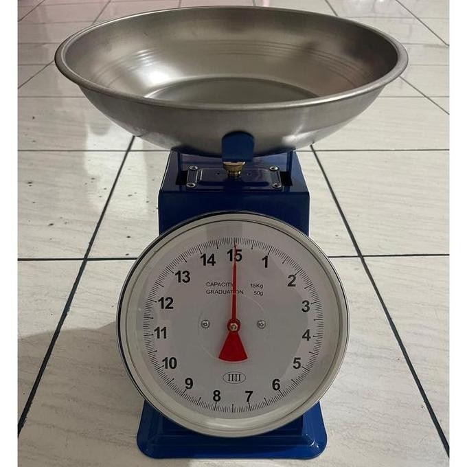 TIMBANGAN DUDUK / Timbangan Jarum / 10kg + 20kgTimbangan Besi Duduk 10 kg Timbangan Buah / Kue /Dapu