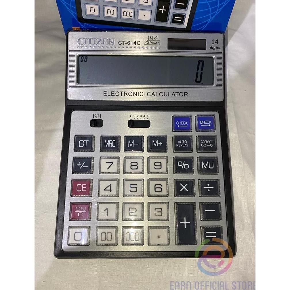 

Recomend Kalkulator Dagang Citizen CT-614C 14 Digit Kalkulator Besar !!