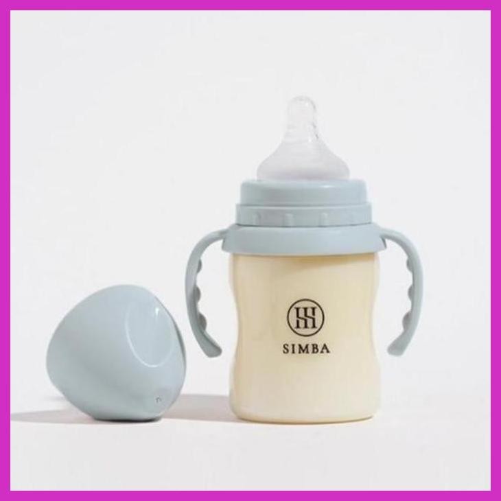 SALE SIMBA ALLONGE PPSU STRAW FEEDING BOTTLE WITH HANDLE 200 ML CROSS HOLE PREMIUM  QUALITY FASHION 