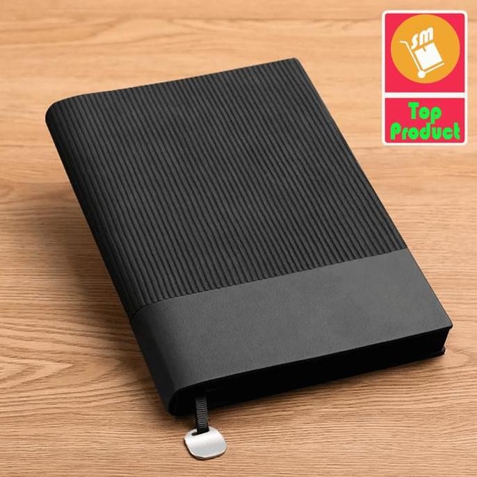 

Sm Buku Tulis Paper Business Notebook Leather Cover A5 02Bk Black
