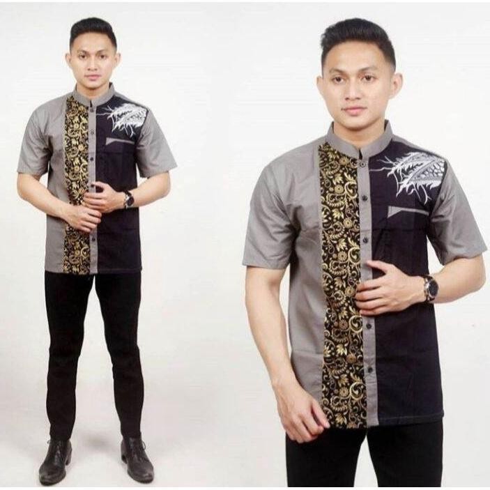 Best PROMO CUCI GUDANG - BAJU BATIK PRIA / KEMEJA BATIK PRIA LENGAN PENDEK .,