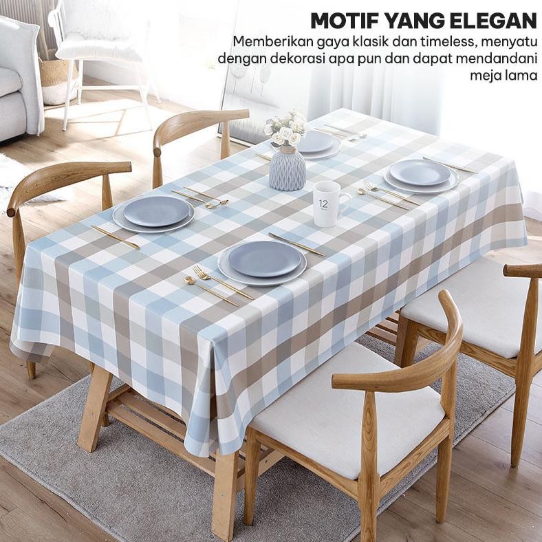 Kekinian - Taplak Meja Brighthome taplak meja makan taplak meja makan anti air meteran ~
